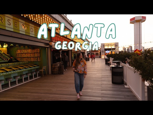 TWO DAYS IN ATLANTA 🍑🌳 Georgia Aquarium, Beltline, Ponce City & Krogg St Market, Shops, & Great Food