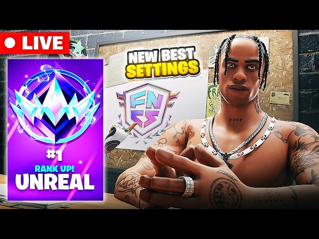 🔴LIVE - #1 UNREAL RANKED SOLO RELOAD PLAYER