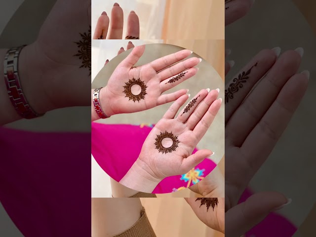Simple & Beautiful Mehndi Designs || Mehndi Design 2025 ❤️✨#mehndi #stylishmehndidesign #subscribe
