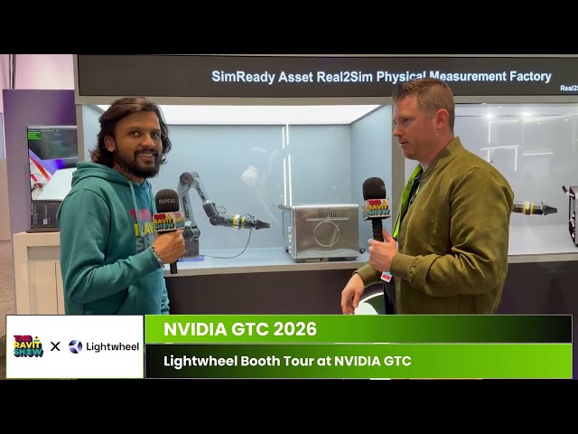 Lightwheel Booth Tour at NVIDIA GTC