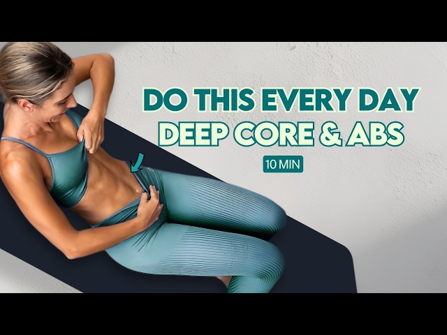 10 Min Daily Abs Workout with Lilly Sabri | No equipment