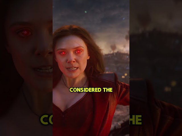 Wanda is stronger than Captain Marvel in Endgame #marvel #mcu