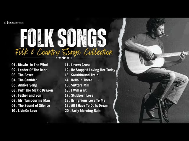 Beautiful Folk Songs 💎 Classic Folk Songs 💎 The Best Of Classic Folk Songs 70's 80's 90's