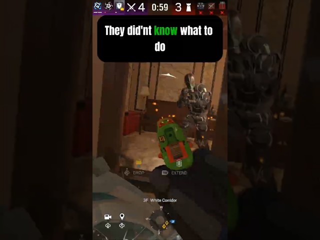 Montagne vs the entire team 🤣#rainbowsixsiege