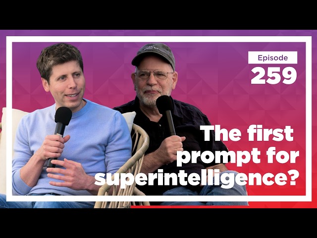 Sam Altman on Trust, Persuasion, and the Future of Intelligence - Live at the Progress Conference