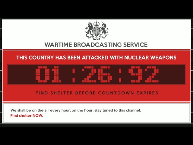 UK Nuclear Attack Warning