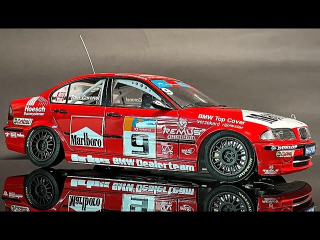 [Full build] Make It BMW 320i E46 DTCC 2001 Winner 1/24 Scale step by step build (NuNu Models)