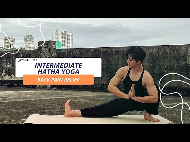 Something About 25-Min. Intermediate Back Strength Hatha Yoga | Yoga for Back Pain Relief