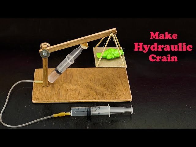 School Science Projects Hydraulic Crain