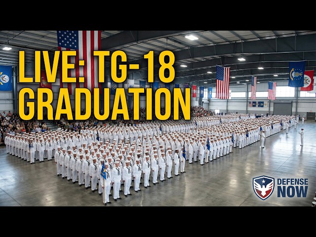 Watch: U.S. Navy Boot Camp Graduation | TG-18 Pass-In-Review | Great Lakes (April 9, 2026)