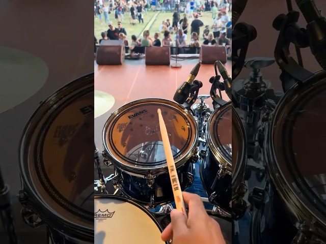 The sound from this kit is amazing 😍🥁 #shorts #explore #stageshow #soundcheck #drums #youtube