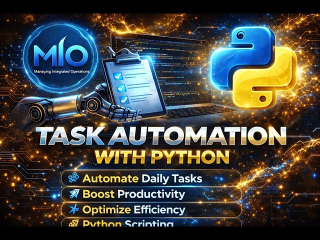Build a Powerful Task Automation Project in Python | Full Tutorial + Source Code