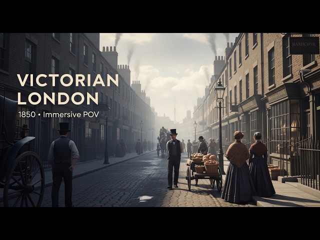 A Day’s Walk Through Victorian London (1850) | Immersive Historical POV