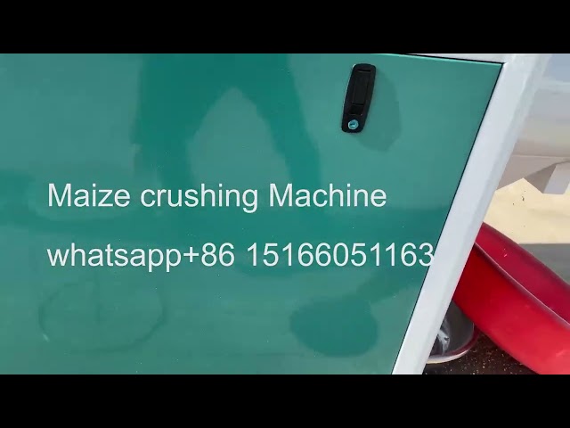 Maize crushing machine/Corn grinding machine #grainprocessingmachine #corn #maize