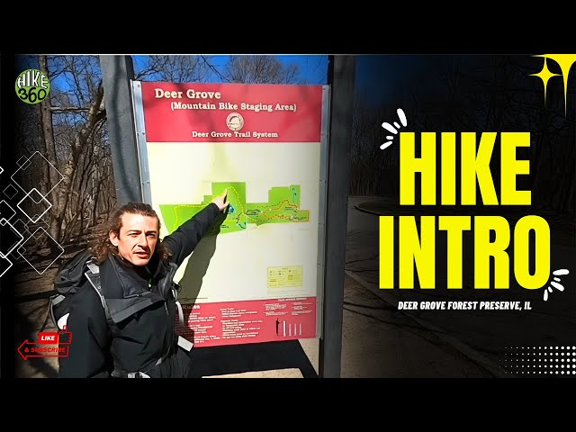 Deer Grove Forest Preserve, IL - Hike Intro (Hike 360° VR Video)