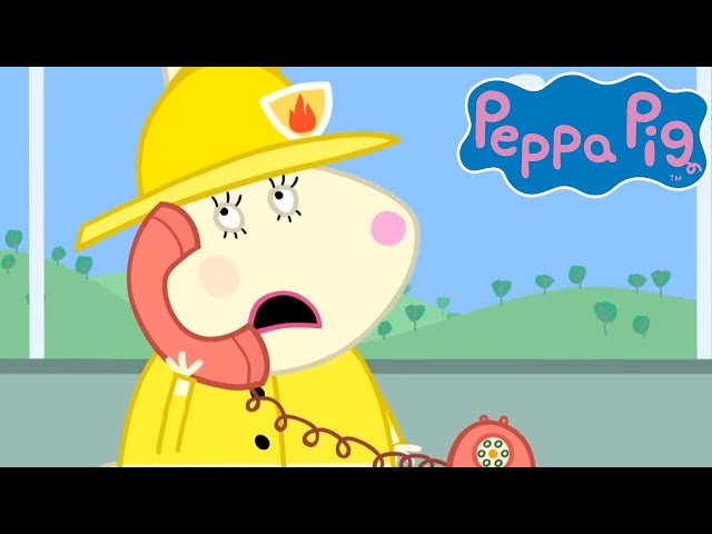 Firefighter Miss Rabbit 🐰🚒 Peppa Pig Official Chanel Family Kids Cartoons