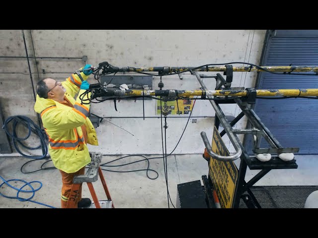 Behind-the-scenes: preparing our trolley wire de-icing truck for winter