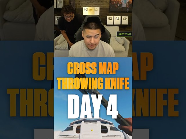 Day 4 of Throwing a Cross Map Throwing Knife Everyday Until it Hits