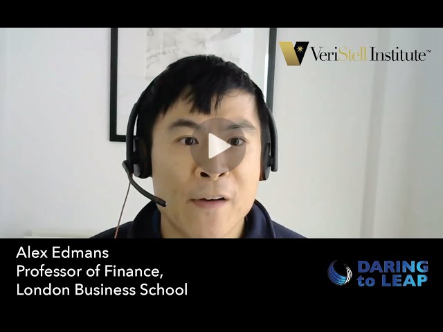 Interview with Alex Edmans, Professor of Finance, London Business School