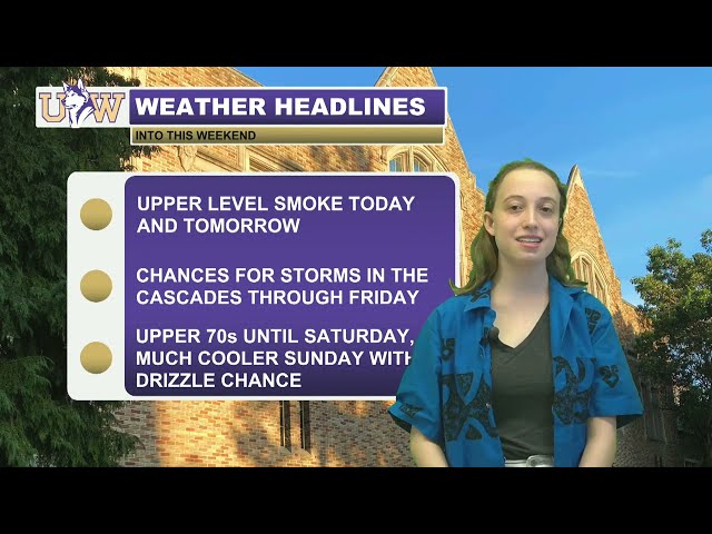 A Smoky then Cooler Weekend
