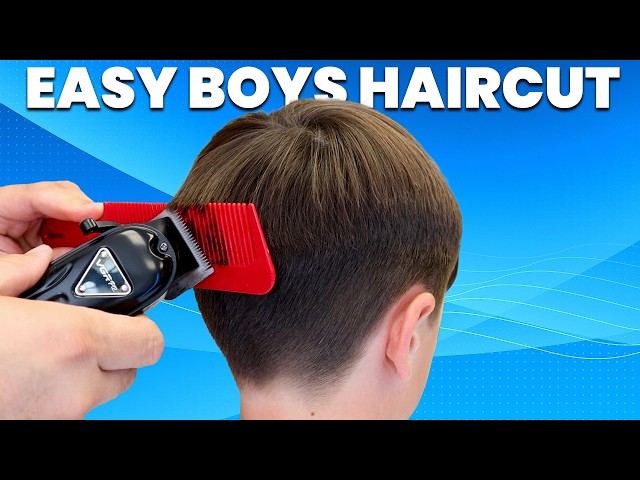 Basic Boys Haircut Tutorial | At Home Kids Haircut Lesson
