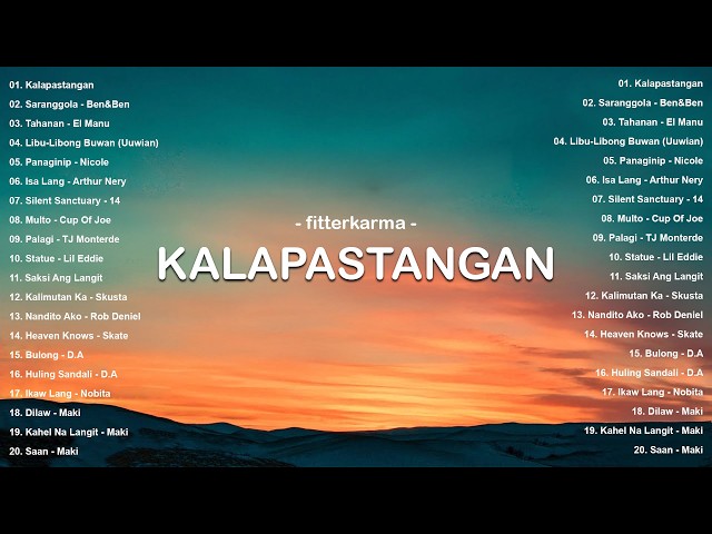 New Viral OPM Love Songs Playlist 2026 - Best Tagalog music Hits | Kalapastangan - fitterkarma