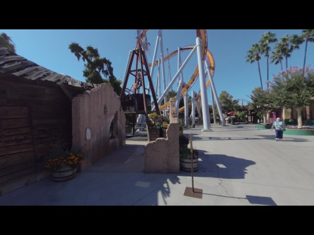 VR180 - Knott's Berry Farm - A Taste of Calico - Knott's Front Entrance - August 8th 2020