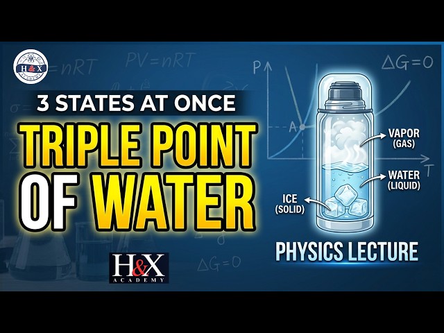 Triple Point of Water | Three States at once | Explained in 5 Minutes | Physics Concepts