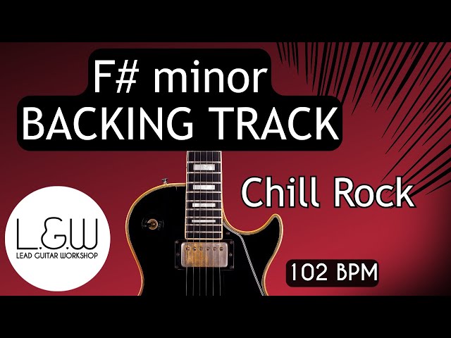 F# minor Backing Track - Chill Rock 102 bpm