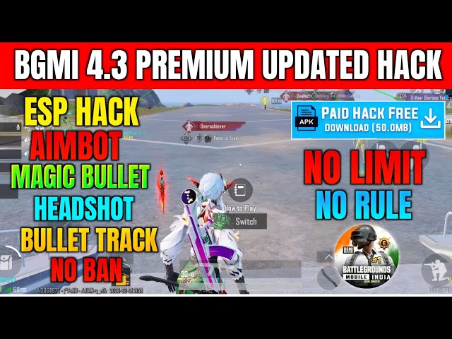 BGMI HACK 4.3 | BGMI 4.3 MOD APK | BGMI ESP HACK | BGMI NEW HACK TODAY | HOW TO HACK BGMI HACK
