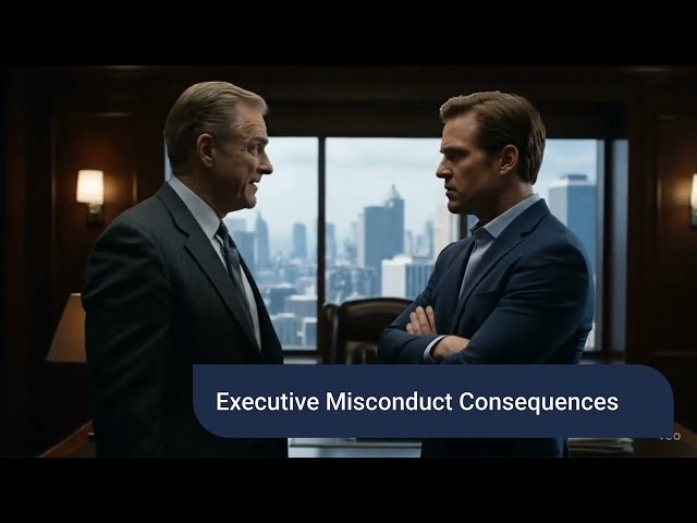 Consequences of Executive Misconduct