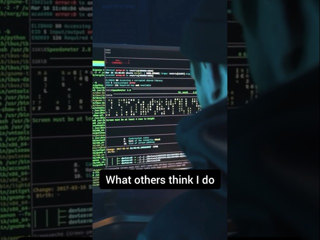 What I DO vs What People THINK I Do - FUNNY! #shorts