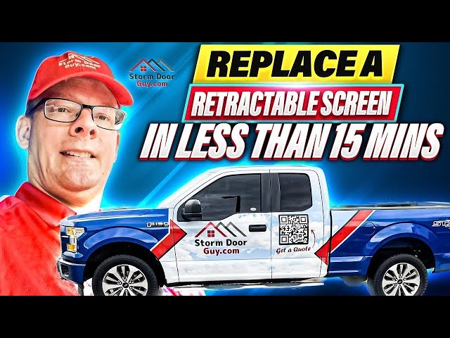 How I QUICKLY Replace a Larson Retractable Screen