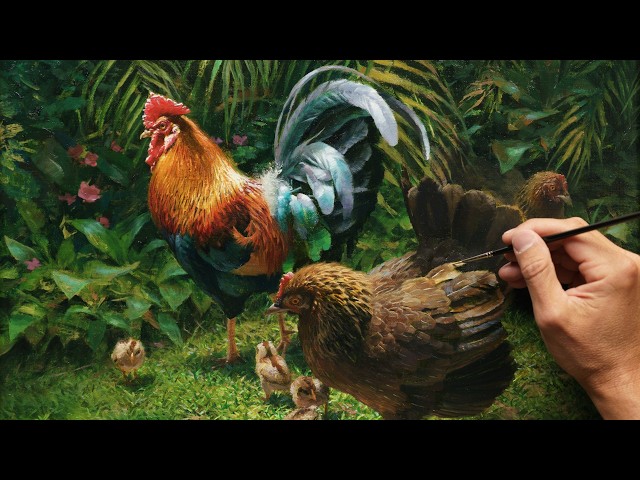 Painting Tutorial - How to Paint Feathers - Verdaccio Technique