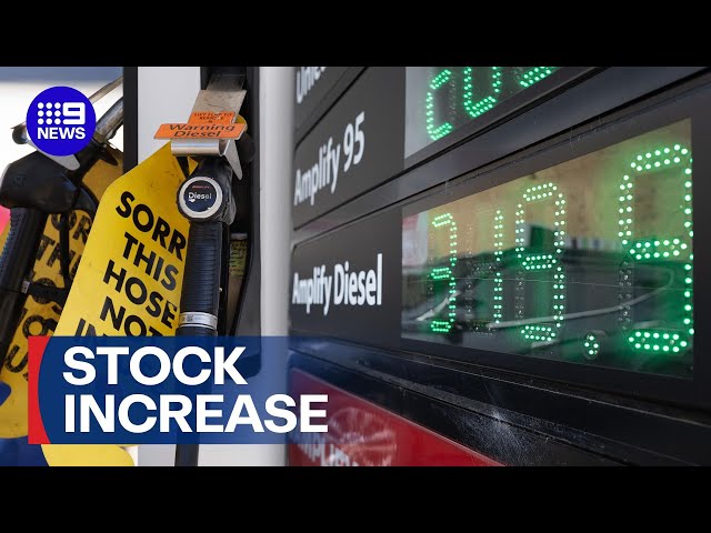 Diesel stock slowly refilling | 9 News Australia