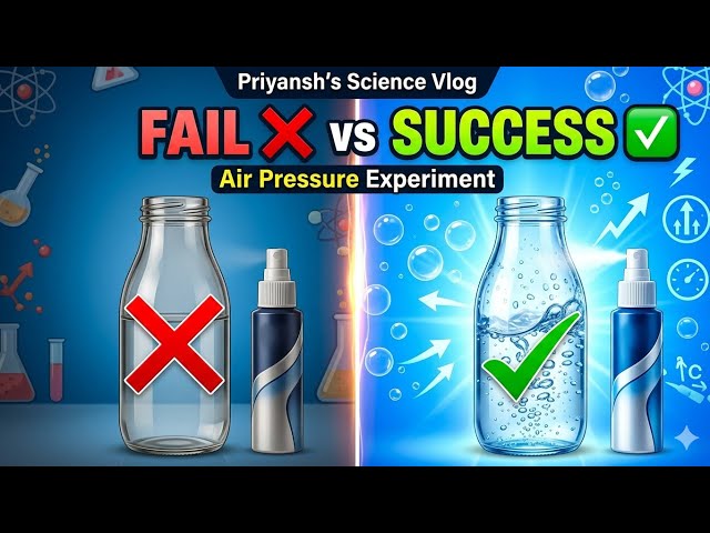 Experiment FAILED ❌ Deo Spray Air Pressure Trick Didn’t Work 😱