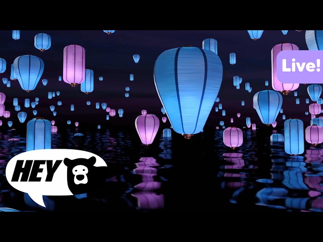 Hey Bear Sensory - Lanterns - Relaxing Live Stream with Calming Music