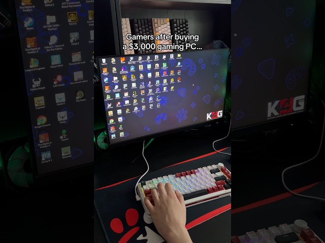 Is it really worth buying such an expensive PC just to watch someone else play? 🤔 #gamingPC #gamer