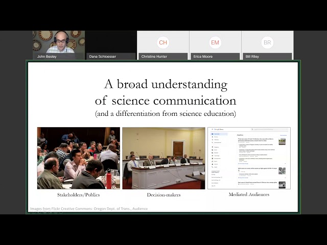What we are learning from talking to scientists about science communication