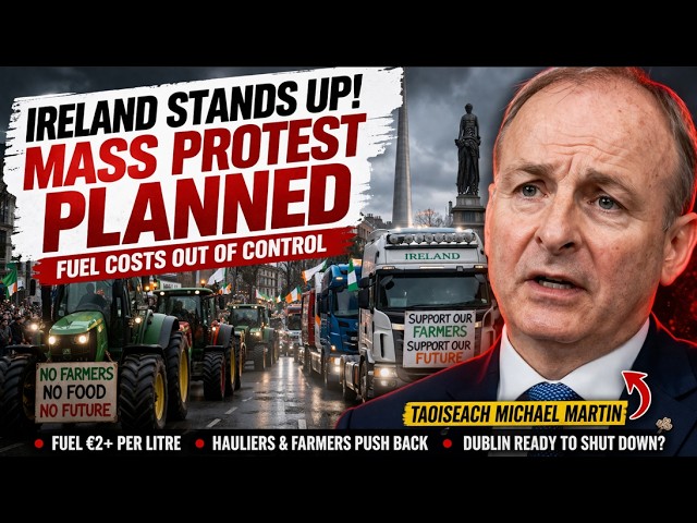 Fuel Crisis Sparks MASS Protest in Ireland  Dublin Could Be Shut Down