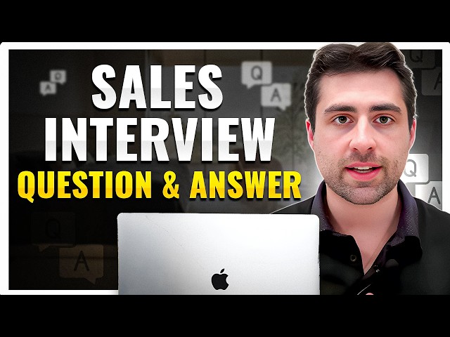 Top 5 Tech Sales Interview Questions and Answers 2025 (How to PASS A Sales Interview)
