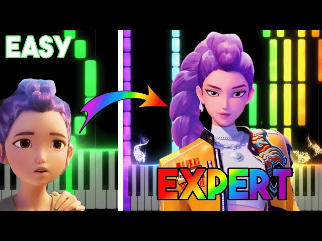 Golden - Huntr/x - KPop Demon Hunters | EASY to EXPERT