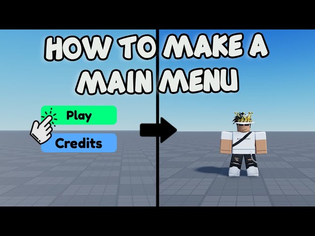 HOW TO MAKE A MAIN MENU 🛠️ Roblox Studio Tutorial