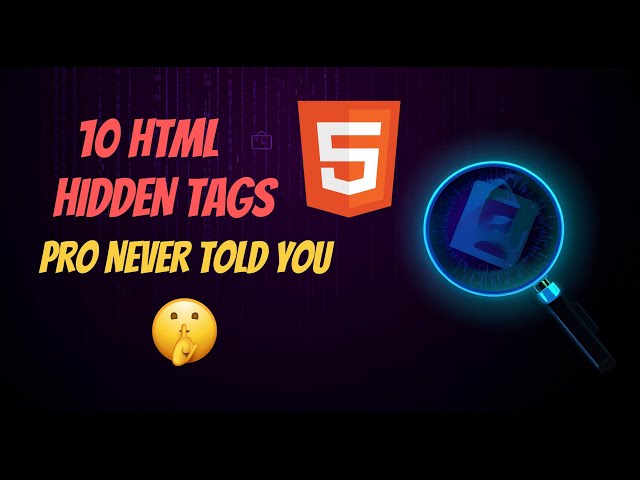 HTML SECRETS EXPLAINED  ||  Nobody Will Tell You This