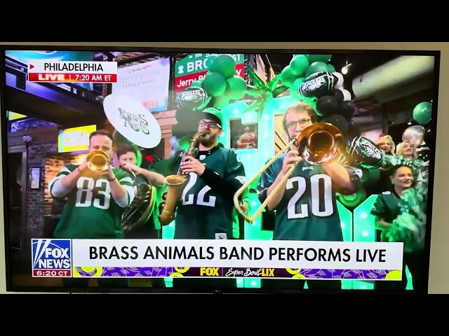 🎺 Brass Animals on Fox & Friends – Live from Chickie’s & Pete’s in Philly - Segment 2! 🎺
