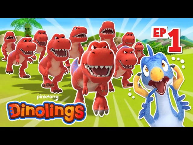 [✨EP1] Ten Little T-Rexes | Dinosaur Cartoon | Season 2 | Dinolings: Pinkfong Dinosaur for Kids