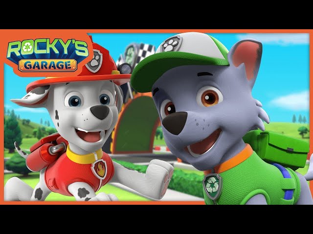 Marshall's Truck AND MORE! - Rocky's Garage Compilation - PAW Patrol