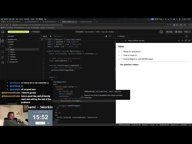 Day 59 learning web dev to make cool stuff | study, code, hangout