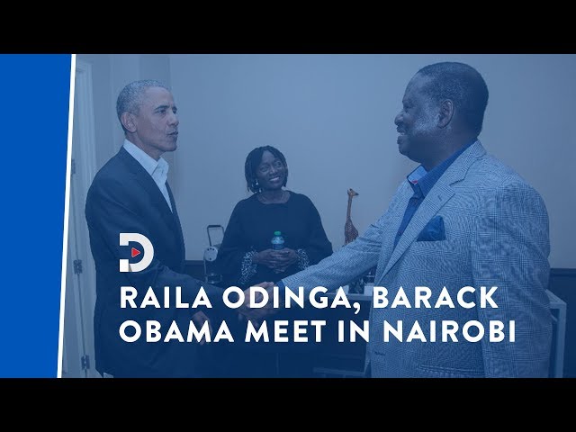 Former US President Barack Obama meets ODM leader Raila Odinga