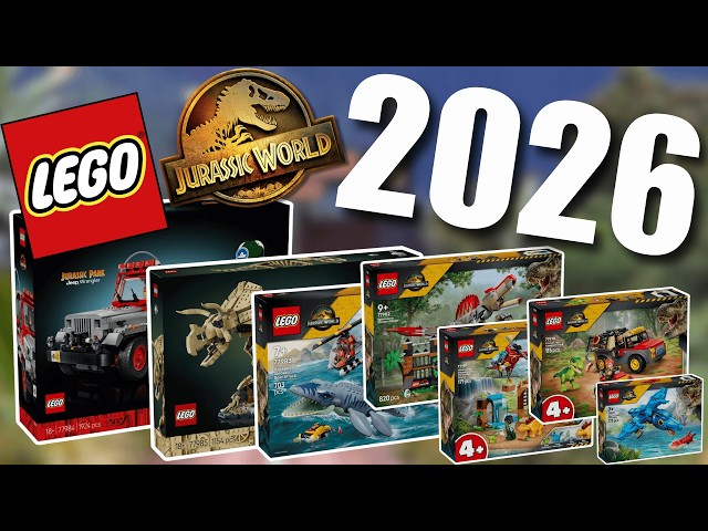 ALL LEGO Jurassic World 2026 sets leaked! My honest opinion 😳🦖